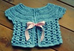 Crochet baby cardigan free pattern
