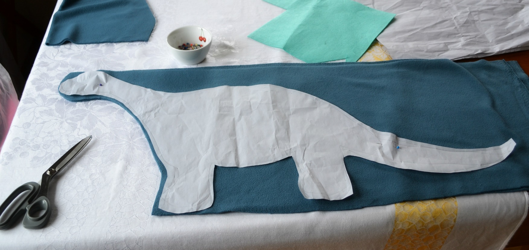 dinosaur sewing pattern