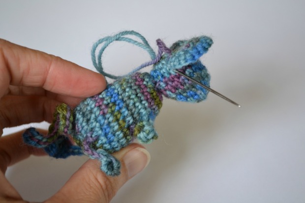 Crochet mouse free pattern 21
